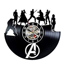Modern Stylish Hero Wall Clock Decor for Bar Home Office Bedroom Wall Decoration
