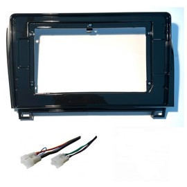 10.1 Inch Car Stereo Radio Install Dash Kit and Wire Harness -Made for Toyota: 2008-2012 Sequoia, 2007-2013 Tundra -No Factory External Amp Vehicles Only