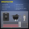 Nilight ON-Off Switch Panel 4 PIN DPST Toggle Switch Panel