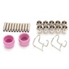 Plasma Cutting Torch Consumables Kit Electrode Contact Tip Ceramics Nozzle
