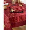 Embroidered And Sequined Table Runner In Festive Tones
