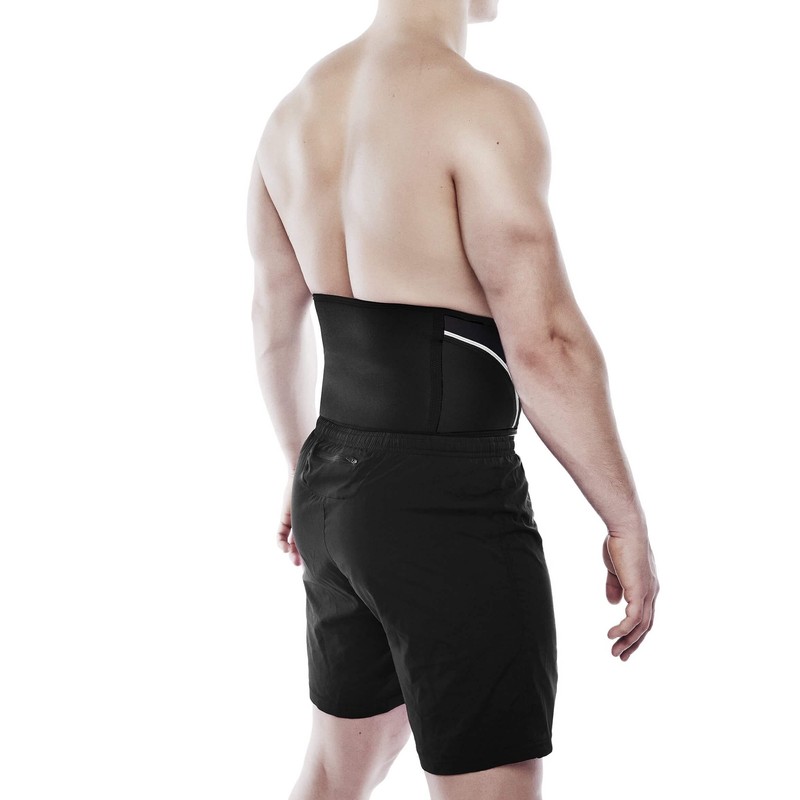 Rehband Back Brace Black, Back Support Belt Made of 5