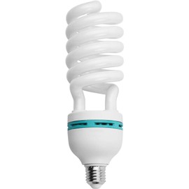 Andoer Spiral Fluorescent Light Bulb 135W 5500K CRI90 Daylight Bulb for Studio Photography Video Lighting