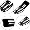 Metal Snap Hair Clip, 4 Pieces Double Handle Hair Clips,