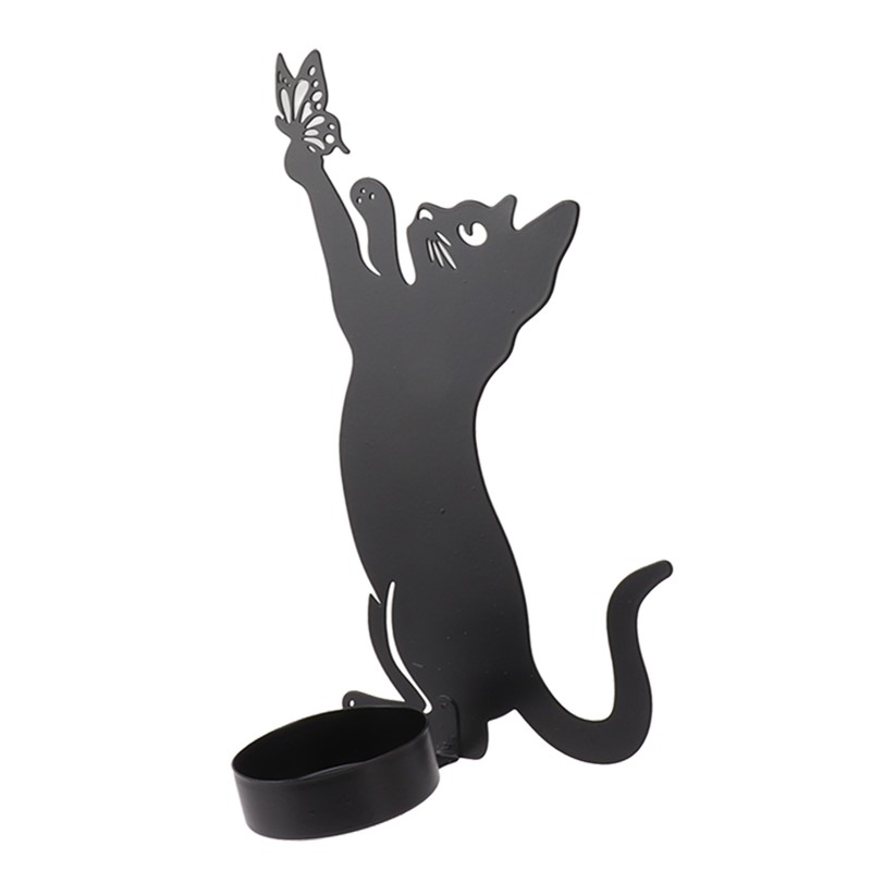 Home Decor Candlestick Durable Cat Candle Holder Decorative Candlestick Holder