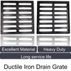 Cast Iron Drain Grate, 16x16 Outdoor Drain Cover, B125 Class