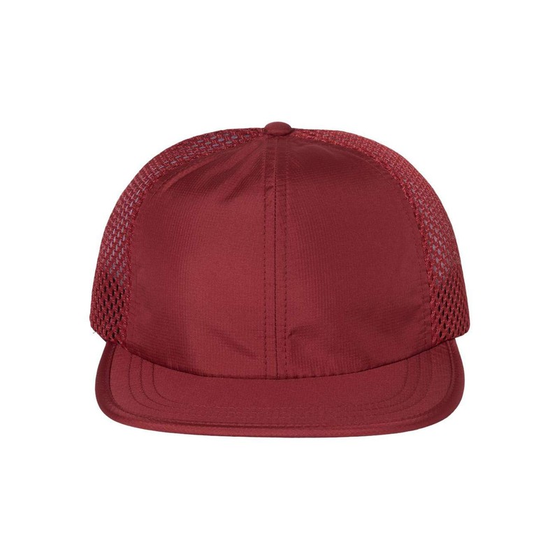 Richardson Rouge Wide Set Mesh Cap One Size Cardinal
