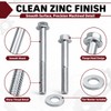 12 PCS M10-1.5 Engine Stand Bolt Kit Compatible with LS