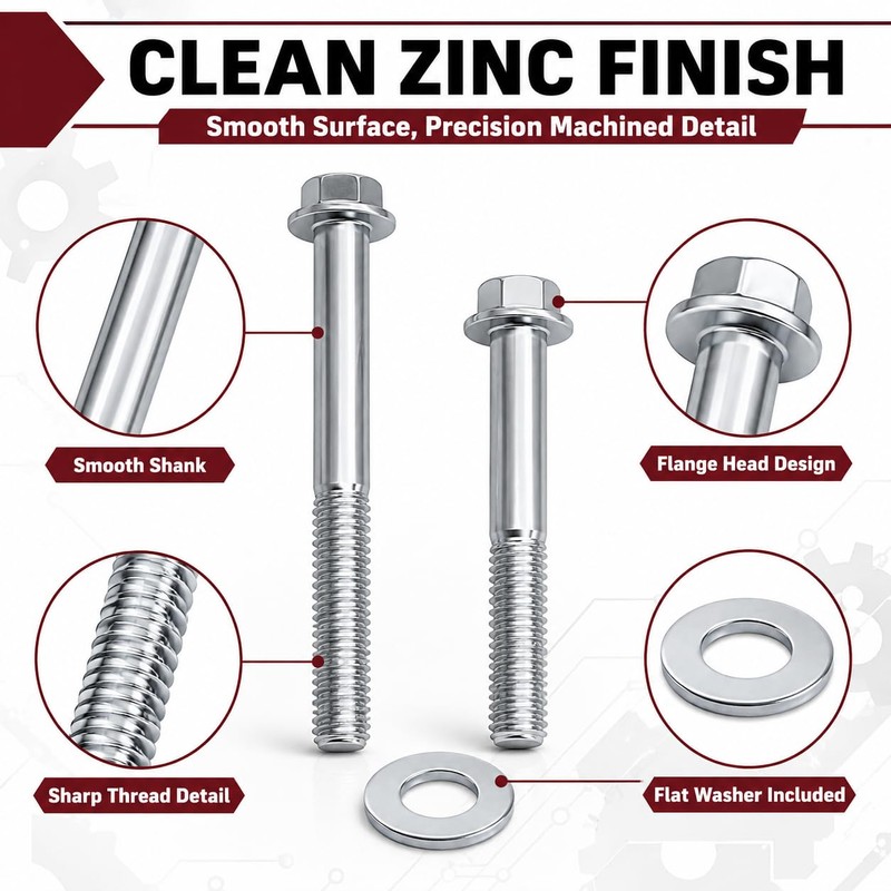 12 PCS M10-1.5 Engine Stand Bolt Kit Compatible with LS