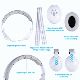 Carehabi Unisex Baby Earmuffs, White