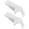 Podoy 4 Pack RV Rain Gutter Spouts with Extension Left