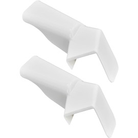 Podoy 4 Pack RV Rain Gutter Spouts with Extension Left and Right White for RV