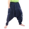 jing shop Harem Pants - Cotton One Size with Swirl