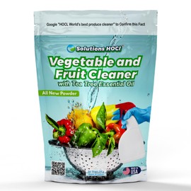 Solutions HOCL - Vegetable and Fruit Cleaner - 500Grams Pack