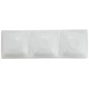 Tableware East Buffet Plate 3 Serving Plates 10" White Divider