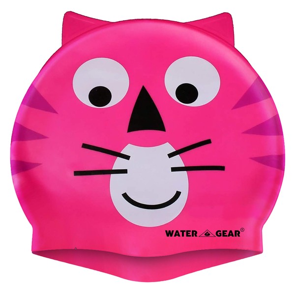 Water Gear Critter Cap - Extremely Durable Swimming Cap for Kids - Great for Improving Swimming Skills and Instilling Confidence in the Water - Long-lasting Toddler Swimming Cap