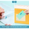 40 Pack 3" x 5" Index Card Pockets with Top