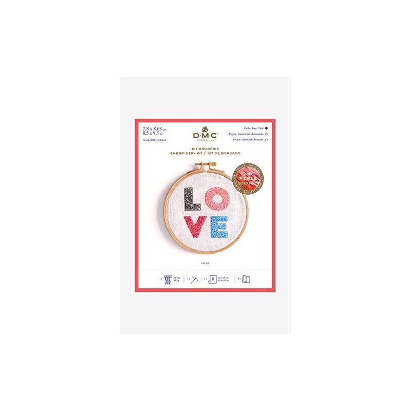 DMC - Love embroidery set