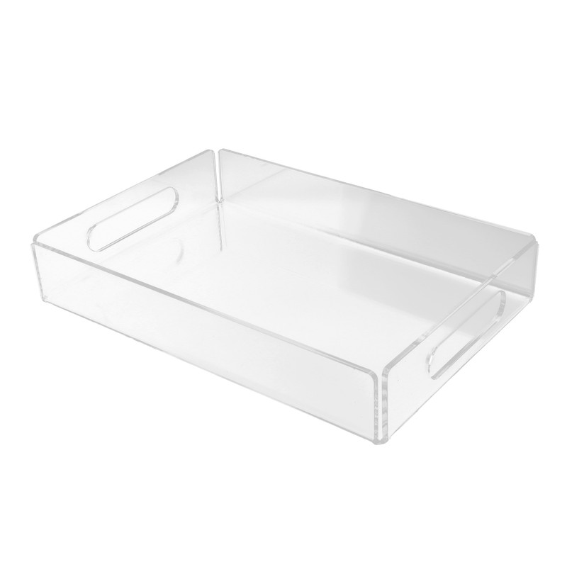 Acrylic Fruit Towel Tray Lightweight Breakfast Cheese Serving Tray with