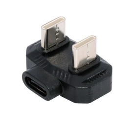 chenyang USB C Splitter,USB 2.0 Type C 1 to 2 Expansion Adapter for Microphone Support Data Transfer and Charging at The Same time