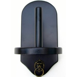 Wall Mount Pool Table Cone Chalk Holder, Black Finish