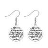 OKEYCH M-ath Lover Gift Math Teardrop Earrings M-ath Teacher Jewelry