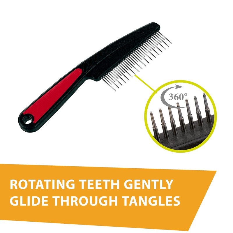 Ferplast Steel Comb with Rotating Teeth