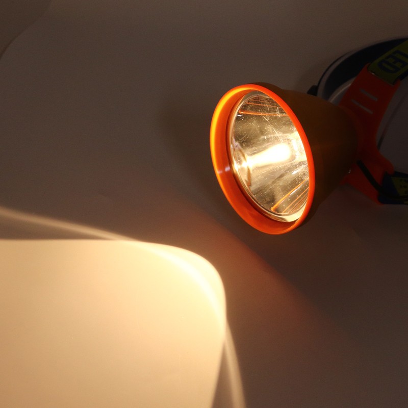 Miner Headlight Super Bright Adjustable Angle LED Headlamp with 6400mAh