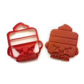 Things4thinkers Shopkins Le'Quorice Cookie Cutter Fondant Cutter