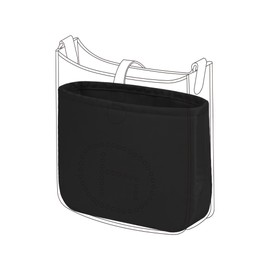 DGAZ Silk Organiser Bag for Evelyne TPM/PM/GM/TGM Bags, Luxury Handbag & Tote Organiser, Simplicity Handbag Organiser for Women (Black, PM)