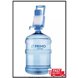 Primo Portable Jug Bottle Manual Pump Water Dispenser for 3 or 5 Gallon Jugs