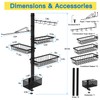 Griddle Caddy Organizer for Blackstone Griddle Accessories, BBQ Grill Picnic
