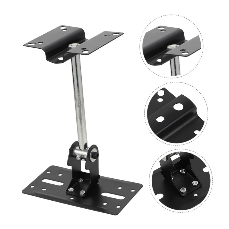 MERRYHAPY Elegant Wall Audio Storage Shelf Speaker Stand Floating Speaker