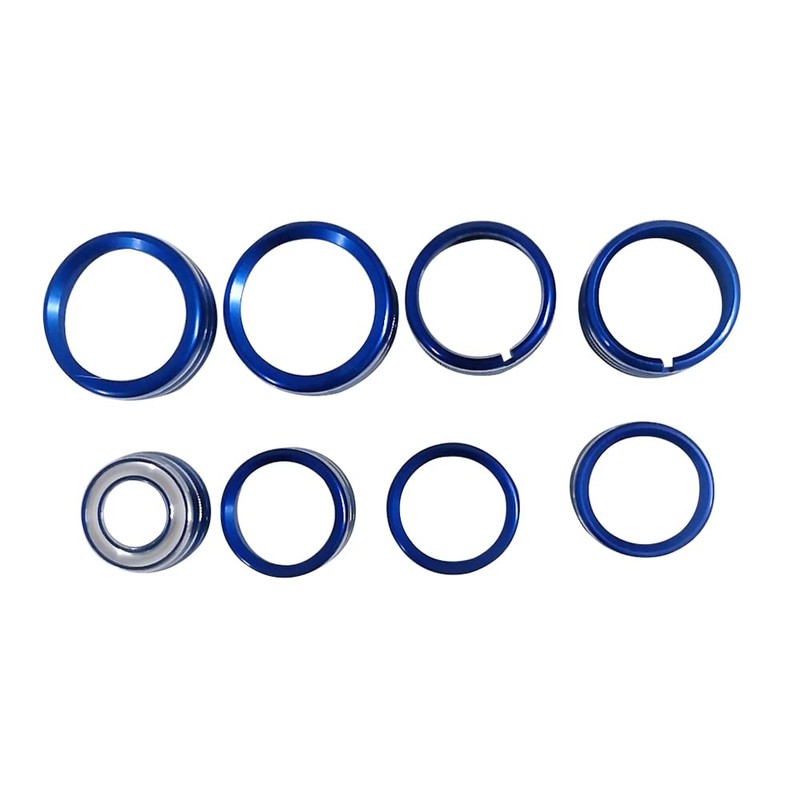 TOTMOX Center Console Knob Audio Air Conditioning Knob Trim Ring