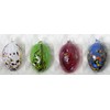 Lauschaer Glas Glass Easter Eggs with Granules, Various Sizes and