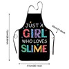 Zukmvuh Kids Apron, Slime Accessory, Just a Girl Who Likes