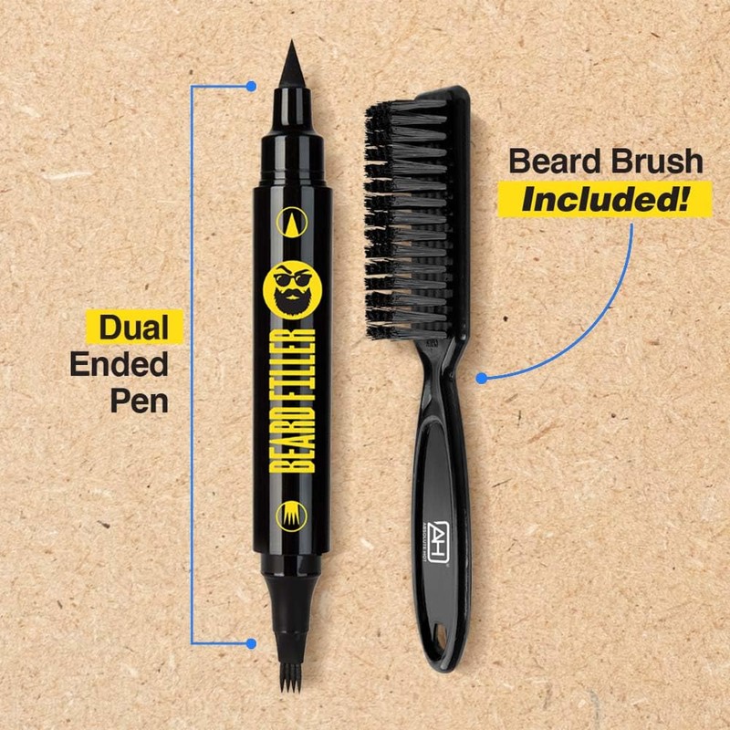 Absolute New York Dual Ended Black Beard Filler Pen