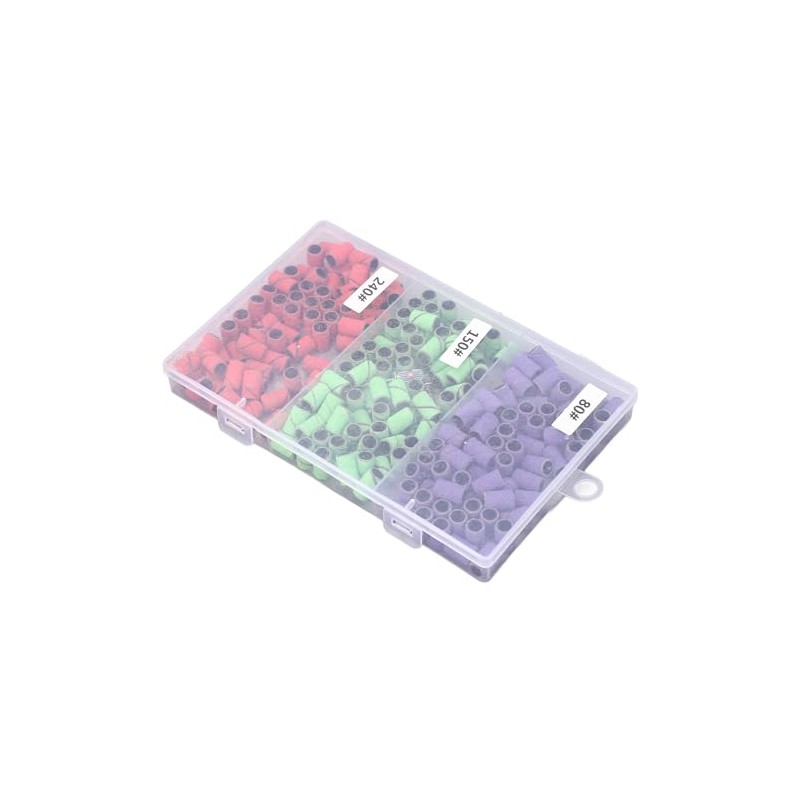 Sonew Juego de 210 Bandas de Lijado de Uñas, Grano