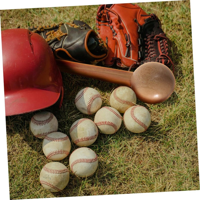 SUPVOX 2pcs Wooden Glove Mallet for Baseball Glove Shaping and