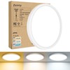 zemty 3 Colours 3000/4000/6500 K LED Ceiling Light Flat, 15
