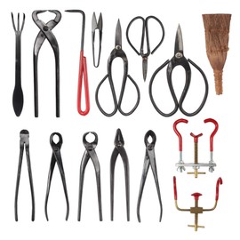BambooMN Bonsai Kit 15pc Master Tool Set