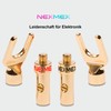 NEXMEX Cable lugs, fork lugs, set of 2, Y-connector connector,