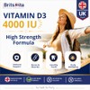Vitamin D3 4000 IU, High Strength, 365 Tablets, 1 Year