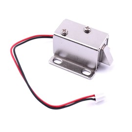 ATOPLEE Electromagnetic Solenoid Lock, DC 12V 0.83A Door Drawer Tongue Down Slim Design Assembly Magnetic Lock for Cabinet Door Drawer,41.3X54X30mm