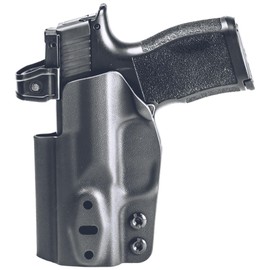 Rounded Tuckable IWB Holster Fits: Glock 19 19X 32 45 (G1-6) Holster - LH - Black Kydex - Concealment Express - American Made