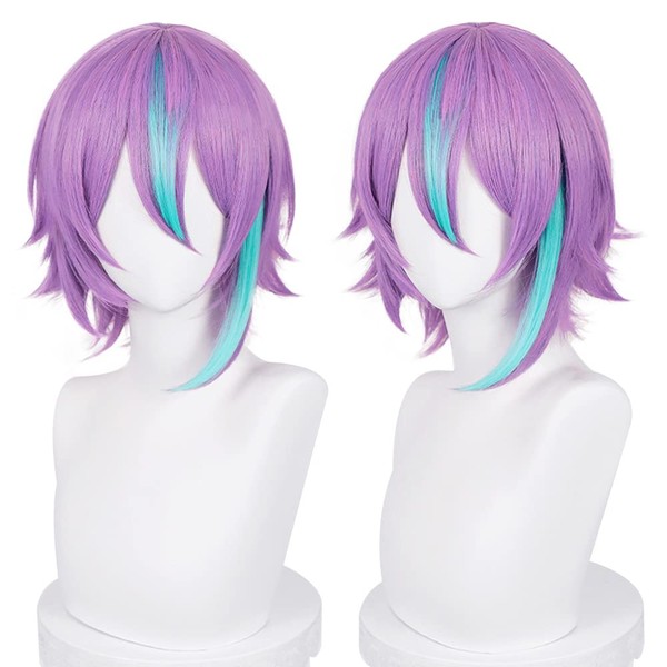 Neko Castle Kamishiro Rui Cosplay Wig, Heat Resistant, Wig, Project Sekai, Colorful Stage! Costume Accessories, Parties, Events, Masquerade, Wig Net Included
