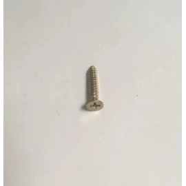 Hillman BRASS PLATED SHEET METAL SCREW #8 x 1" STEEL, FLAT HEAD, PHILLIPS DRIVE