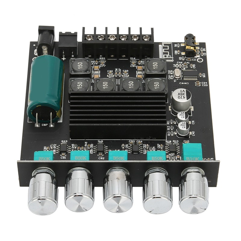 2x50W Bluetooth 5.0 Stereo Sound Receiver Amplifier Board 2.1Channel Subwoofer