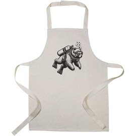 Azeeda 'Scuba Diving Bear' Kid’s Cooking Apron (AP00070867)