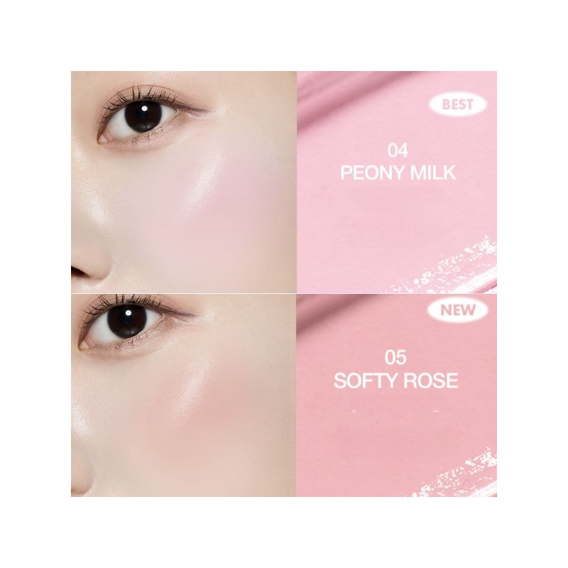 VIDIVICI Petal Glow Cream Blush/Illumination 6g, Color:04 Peony Milk